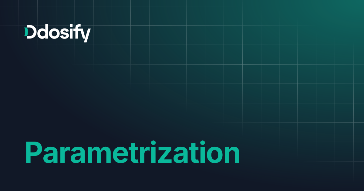 Parametrization | Ddosify Documentation